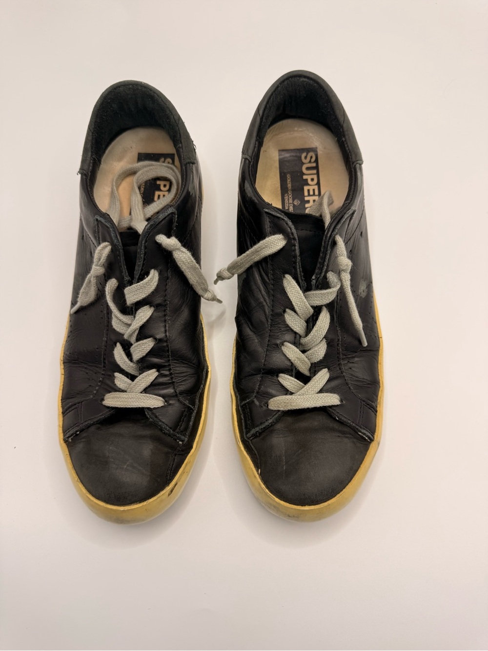 GOLDEN GOOSE LEATHER SNEAKERS